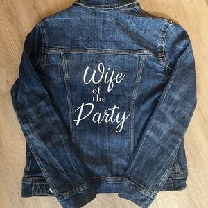 Wife of the party denim jacket